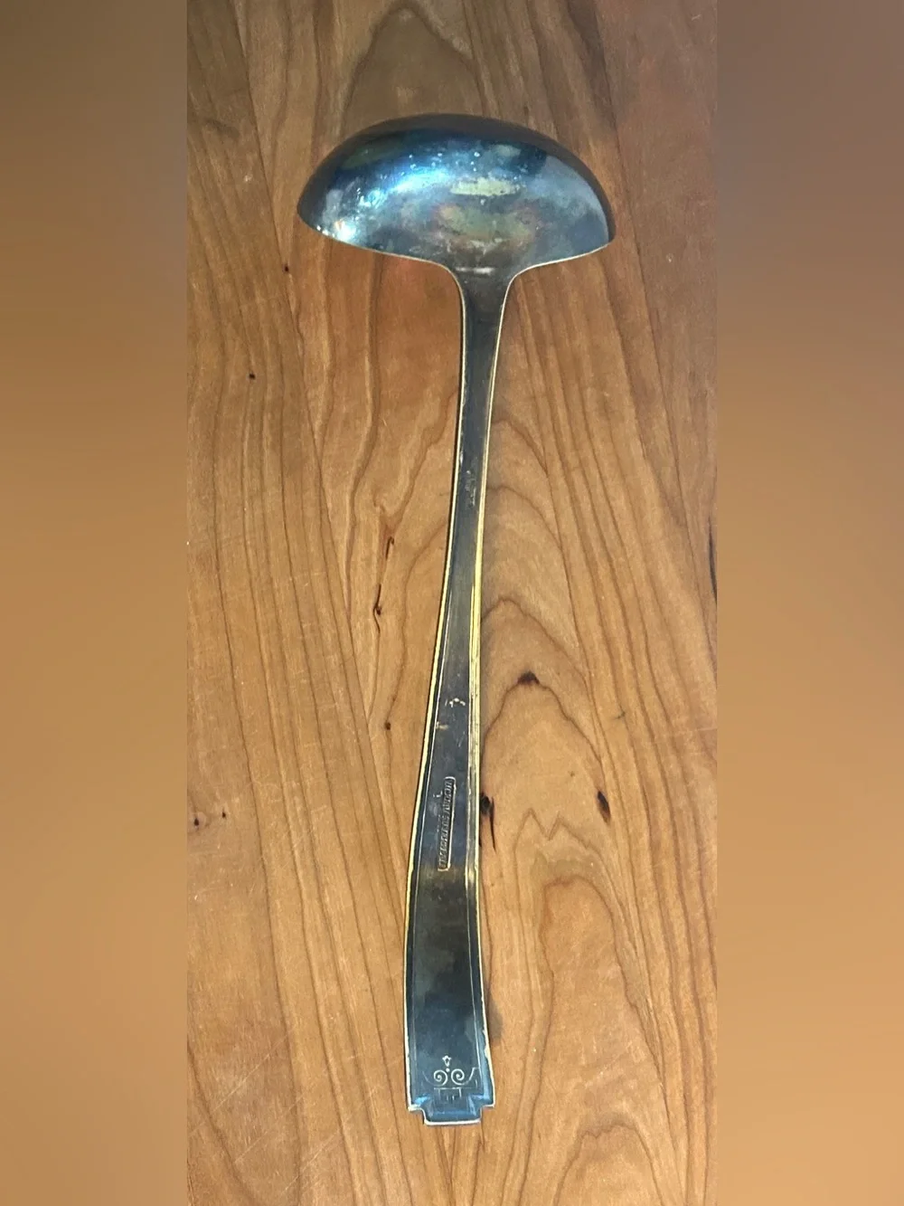 VTG National Silver Co VICEROY Silverplate Full Size 11” Soup Ladle 1930s-60s